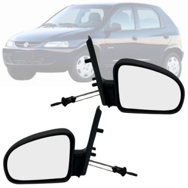 Imagem de Par Retrovisor Celta 1999 2000 2001 2002 A 2006 Com Controle - RETROVE