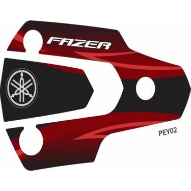 Imagem de Adesivo Protetor  De Escapamento Resinado Yamaha Fz 25 Mode2 - Resitan