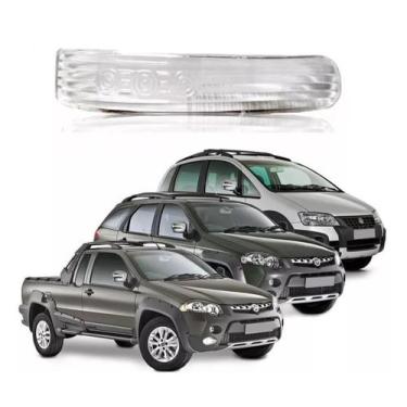 Imagem de Lente Do Pisca Seta Retrovisor Fiat Idea Strada Pálio Adventure Lado D