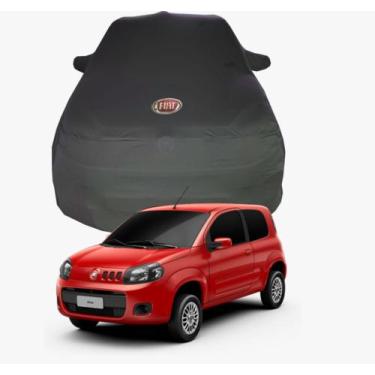 Imagem de Capa de Carro Fiat Uno Tecido  Lycra Premium - Cadilhe Capas, Preto
