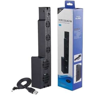 Imagem de Cooler Exaustor 5 Ventoinhas Para Playstation 4 Ps4 Pro