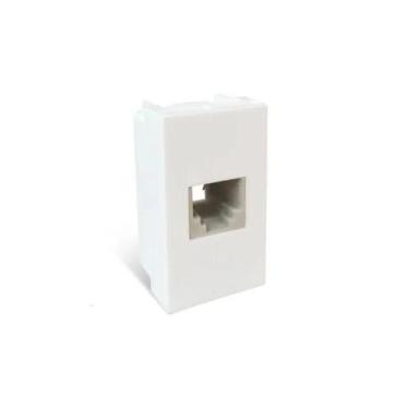 Imagem de Módulo Rj11 4 Vias Stella Steck Branco