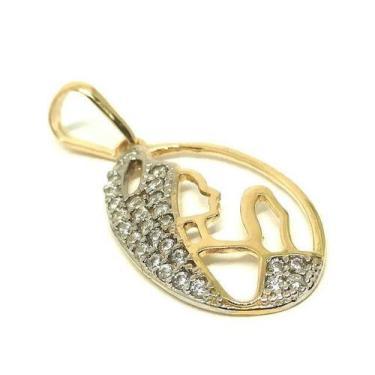 Imagem de Pingente de ouro 18k Nossa Senhora Aparecida - Elegancy Joias