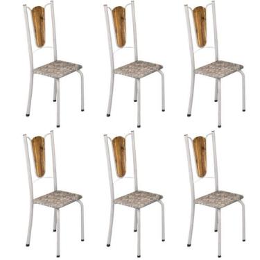 Imagem de Kit 6 Cadeiras Tubulares Júlia - Soma Móveis