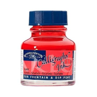 Imagem de Tinta para Caligrafia Scarlet Winsor & Newton 30ml