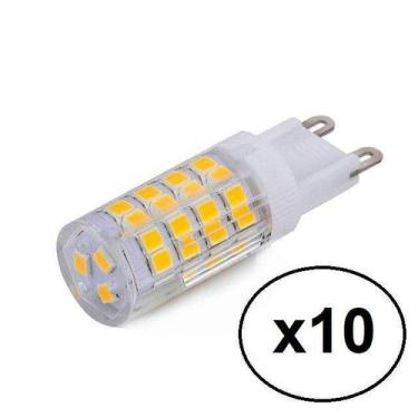Imagem de Kit 10 Lâmpadas Led Halopin G9 7w Branco Frio P/ Lustres e Pendentes -