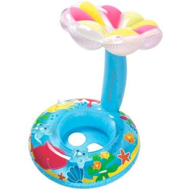 Imagem de Boia Gold Sports Cogumelo Infantil  Bebê e Criança Com Sombreiro Prote