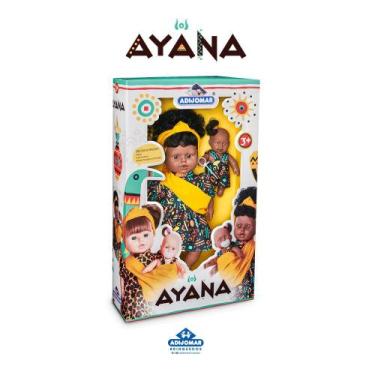 Imagem de Brinquedo Para Meninas Brincarem de Mãe e Filha - Negra - Adijomar