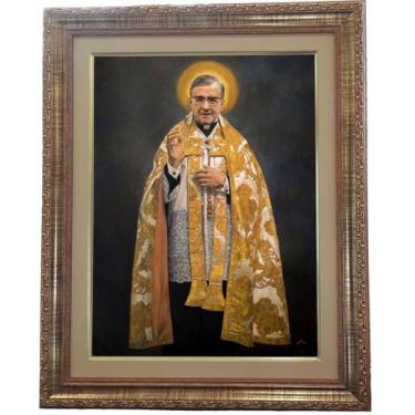 Imagem de Quadro São Josemaria Escrivá, Mod. 03, Tam. 53x43cm. Angelus