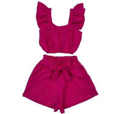 Imagem de Conjuntinho Infantil De Meninas Mini Diva Verão Calor Estiloso Novidad
