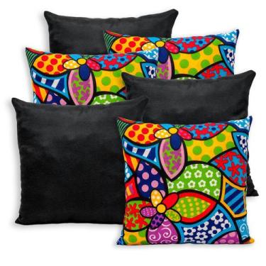 Imagem de Kit 6 Capas de Almofada com Zíper 40cmx40cm Gorgurinho - Dryka Enxovai