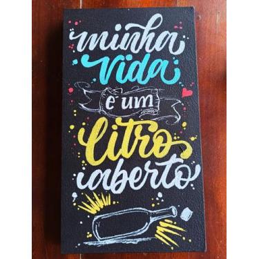 Imagem de Quadro Lettering feito a mão - Rabiscos Escritos