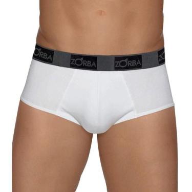 Imagem de Cueca Slip Zorba 674 Cotton, Branco, GG