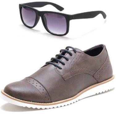 Imagem de Kit Dockside Casual Ec Shoes Detalhes Em Perfurações Com Oculos, 39, C