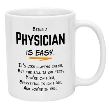 Imagem de Casitika Presentes médicos. Caneca de 325 ml para colegas de trabalho. Ideia de copo para empregos e local de trabalho. Ideal para promoções de trabalho ou aniversário de amigos.