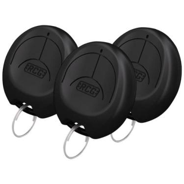 Imagem de Kit 03 Controle Remoto Portão Alarme Trigger RCG 433 Chaveir