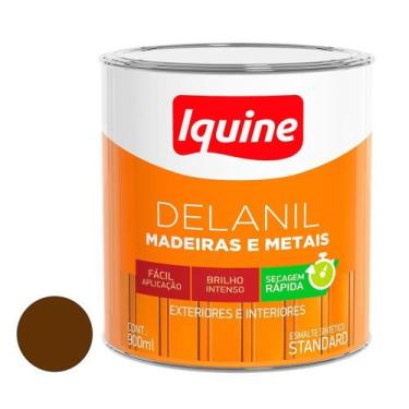 Imagem de Esmalte sintetico delanil marrom tabaco 900ml- Iquine