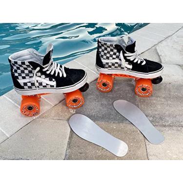 Imagem de Kit de montagem de sapatos de skate para placas DIY – Compatível com vans, Converse e marcas de tênis de cano alto – Projete seus próprios patins – Alumínio (homens 34-5 / EUA mulheres 6-7)