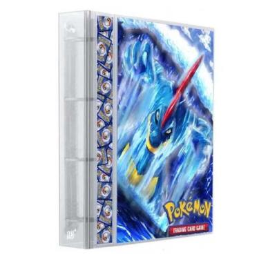 Imagem de Pasta Fichário Álbum Cristal Cartas Pokémon Feraligatr Especial com 10