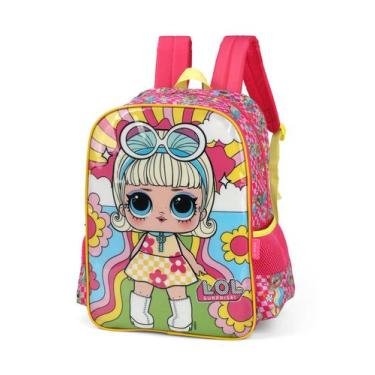 Imagem de Mochila Escolar de Costas LOL SURPRISE - LUXCELL, Rosa