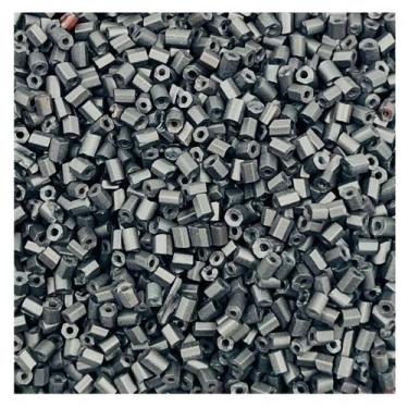 Imagem de Passante Vidrilho 2mm Tubo Preto Metálico 12000pçs 150g Arte - Macall