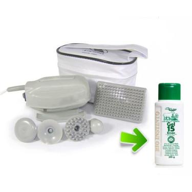 Imagem de Massageador Elétrico Anatômico Aoyama Th + Gel 15 Ervas 200g, 220V