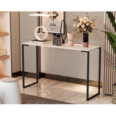 Imagem de Aparador Buffet Cosmos 1,20 Largura Merito Off/preto - Village Móveis