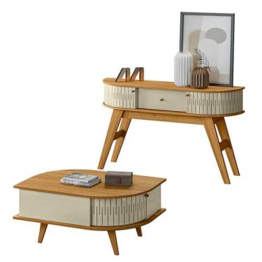 Imagem de Mesa de Centro Indianápolis 307140 e Aparador Estoril 306140 Cumaru Op