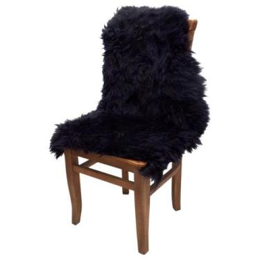 Imagem de Pelego Preto Natural para decoração SV1875 - Selaria Vertentes