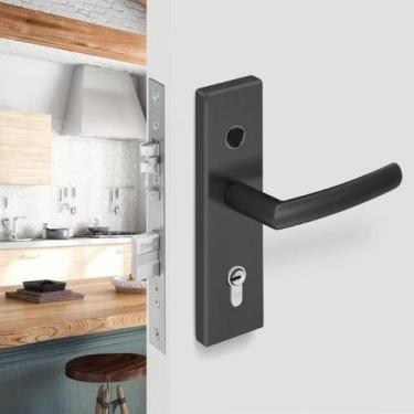 Imagem de Fechadura Digital D300 Biométrica em Aço Preto IMAB