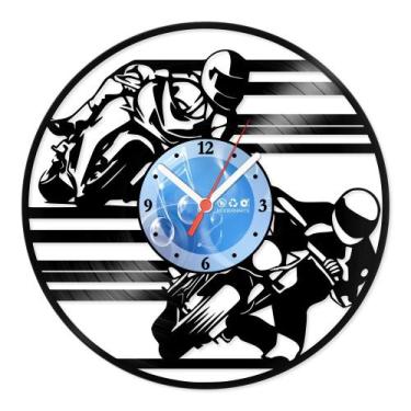 Imagem de Relógio De Parede Disco Vinil Motos - Speed - VMO-011 - Modernarte