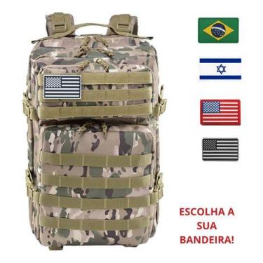 Imagem de Mochila Grande Multiuso Militar Tática Acampamento 50l - Tem Tudo OnLi