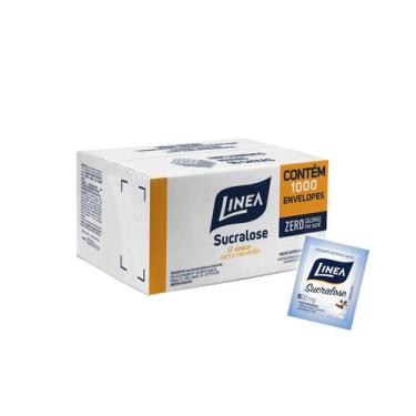 Imagem de Adoçante Dietético Em Pó Linea Sucralose Com 1000 Envelopes, Adoçante 