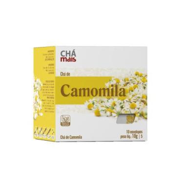 Imagem de Chá de Camomila Natural Cx10 Sachês 1g - Chá Mais, Amarelo, Único, Cam