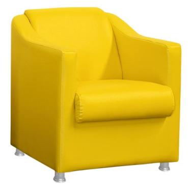 Imagem de Poltrona Decorativa Tilla Sala E Escritório Amarelo - Nerosinteriores