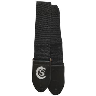 Imagem de Correia Preta Nylon 5cm Violão Guitarra Baixo Custom Sound CSS5BK Novo
