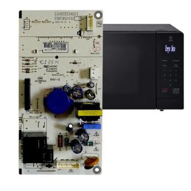 Imagem de Placa display / interface microondas lg ms3033ds ms3033dsa mseb3033f e