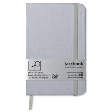 Imagem de Caderneta Sem pauta taccbook Cinza 9x14 Ríg.