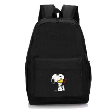 Imagem de Mochila Escolar Snoopy Corações Bolsa Infantil E Unissex - SEMPRENALUT