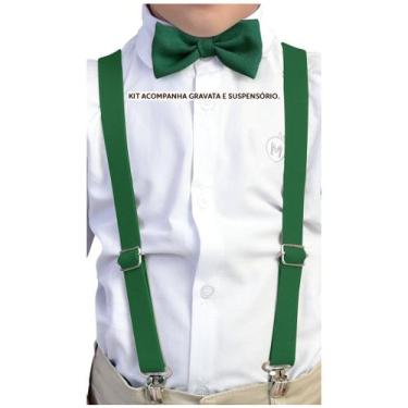 Imagem de Kit Suspensório Infantil + Gravata borboleta infantil varias cores - M