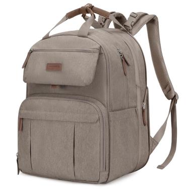 Imagem de Mochila de fraldas mommore expansível 32L para 2 crianças/gêmeos