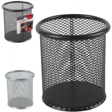 Imagem de Cesto Telado Organizador Porta Caneta Aramado Redondo 10 Cm - Wellmix