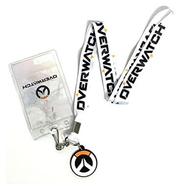Imagem de Logotipo de cordão Overwatch e porta-crachá de identificação