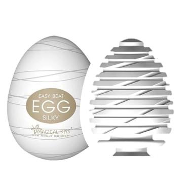Imagem de Ovo Mastubador Egg Penis Punheta WAVY Estimulo Sexshop Flexivel Sexo (Silky)