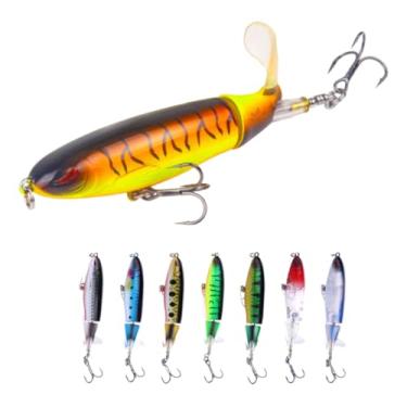 Imagem de Isca Artificial Com Hélice Kit 5u Whopper Plopper Importada