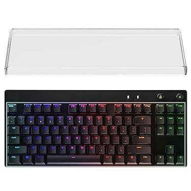 Imagem de Geekria Tenkeyless TKL Capa contra poeira, capa de teclado de acrílico transparente para teclado mecânico de jogos 80% compacto de 87 teclas, compatível com Logitech G PRO / G515 Lightspeed TKL
