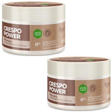 Imagem de Kit 2 Mascara Nutrição Apse Apice Crespo Power Umectante Cabelo Profis