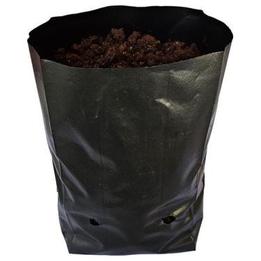 Imagem de 50 Saco de Muda Extra Reforçado 25x25cm 200 Micras - AAZ