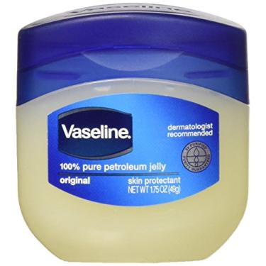 Imagem de Vaseline 100% Pure Petroleum Jelly Original Skin Protectant, 1.75 OZ Travel Size (Pack of 3)