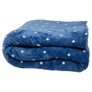 Imagem de Cobertor manta Casal premium Poa Extra macia estampada ENVIO IMEDIATO 